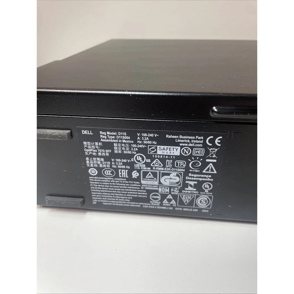 Dell‎ Inc. A02-OptiPlex 7070-Intel(R) Core(TM) i5-9500 CPU @ 3.00GHz-8GB-256GB